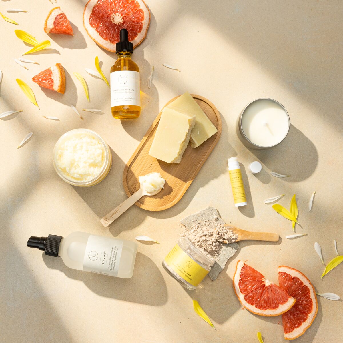 NEW Citrus Bloom Spa Gift Box 10 All-Natural Essentials for Energy, Glow & Uplifting Self-Care